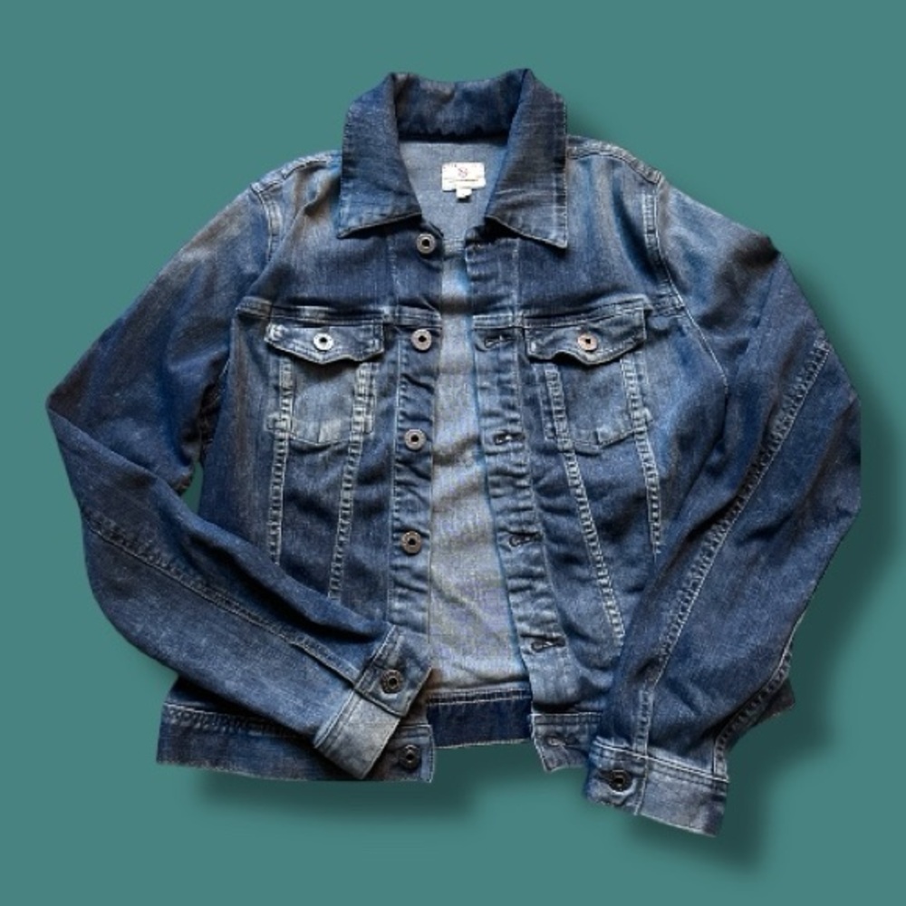 💥HP💥 EUC AG Jeans Robyn Denim Jacket. Size Large - Picture 5 of 15